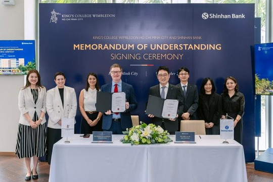 Ngân hàng Shinhan ký kết hợp tác chiến lược cùng Trường King’s College Wimbledon TP. Hồ Chí Minh