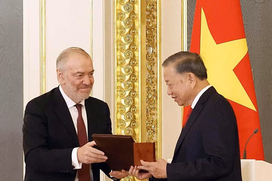 Tổng Bí thư, Chủ tịch nước Tô Lâm nhận Giải thưởng Hòa bình Quốc tế Lev Tolstoy năm 2026