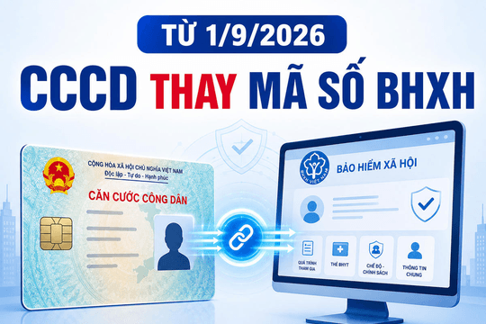 Chuyển đổi sử dụng số định danh cá nhân thay thế mã số BHXH: Không làm thay đổi quá trình cũng như quyền lợi của người tham gia