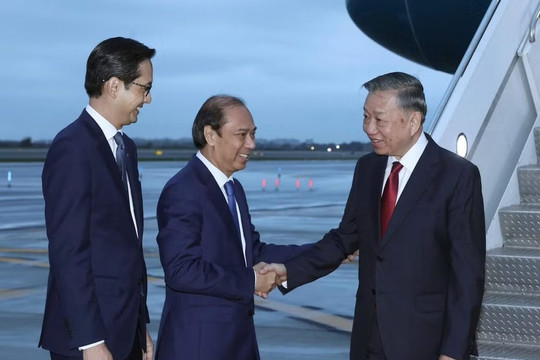 Tổng Bí thư, Chủ tịch nước Tô Lâm đến New York, bắt đầu chuyến thăm, làm việc tại Hoa Kỳ