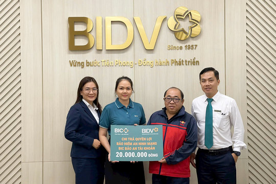 Bị kẻ gian mạo danh cán bộ Sở Tài chính lừa đảo, khách hàng được BIC bồi thường 20 triệu đồng