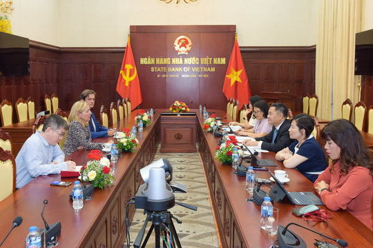 Phó Thống đốc Nguyễn Ngọc Cảnh tiếp Giám đốc vùng Ngân hàng Thế giới phụ trách Việt Nam, Lào và Campuchia