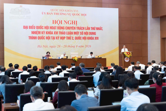 Khai mạc Hội nghị ĐBQH hoạt động chuyên trách, xem xét, thảo luận 17 dự án Luật