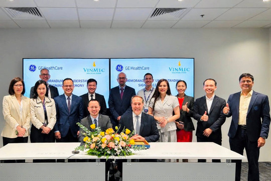 GE HealthCare và Vinmec mở rộng hợp tác chiến lược, nâng cao năng lực y tế toàn diện