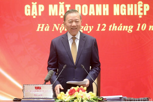 Tổng Bí thư, Chủ tịch nước Tô Lâm gặp mặt doanh nghiệp tiêu biểu