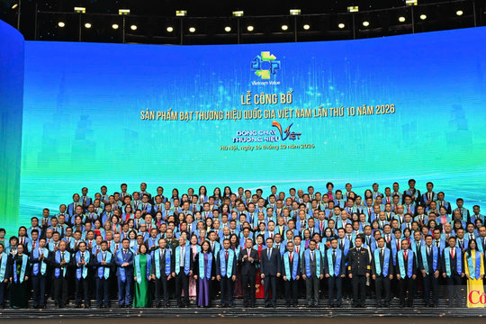Công bố 499 sản phẩm của 277 doanh nghiệp đạt Thương hiệu quốc gia năm 2026