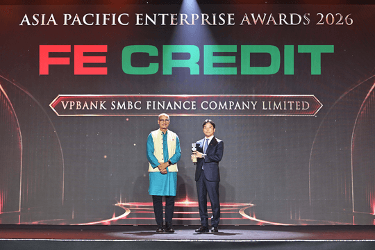FE CREDIT được vinh danh “Doanh nghiệp xuất sắc châu Á” tại APEA 2026