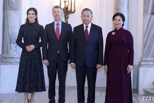 Tổng Bí thư, Chủ tịch nước Tô Lâm hội kiến các lãnh đạo cấp cao của Đan Mạch