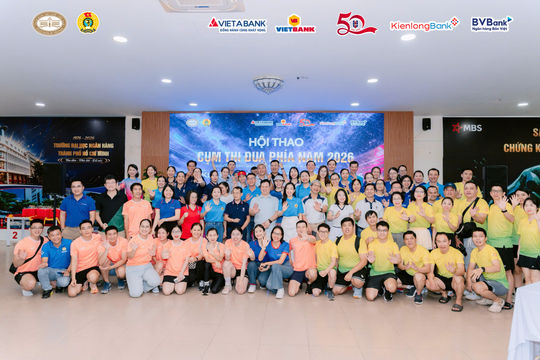 Sôi nổi Hội thao Cụm thi đua khối CĐCS trực thuộc Công đoàn NHVN khu vực phía Nam