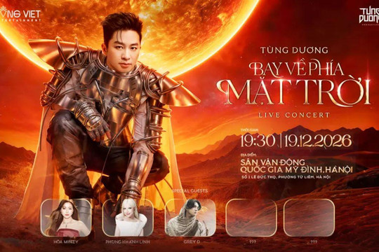 Sun Group và NCB đồng hành cùng Divo Tùng Dương trong live concert lớn tại Mỹ Đình