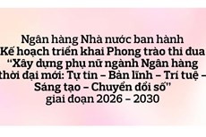 Ngân hàng Nhà nước phát động Phong trào thi đua “Xây dựng phụ nữ ngành Ngân hàng thời đại mới” giai đoạn 2026 - 2030