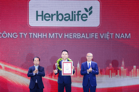 Herbalife Việt Nam 6 năm liên tiếp vào Top 10 Công ty Thực phẩm Uy tín