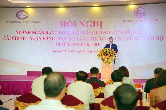 Tín dụng khu vực Đông Nam Bộ chiếm gần 35% dư nợ toàn quốc
