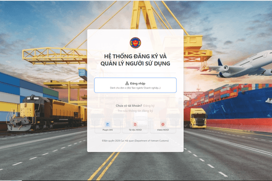 Hải quan sẽ khóa tài khoản khai báo hải quan từ ngày 1/1/2027 nếu chưa được làm sạch