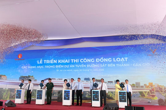 Vinspeed tăng tốc thi công tuyến đường sắt tốc độ cao Bến Thành - Cần Giờ