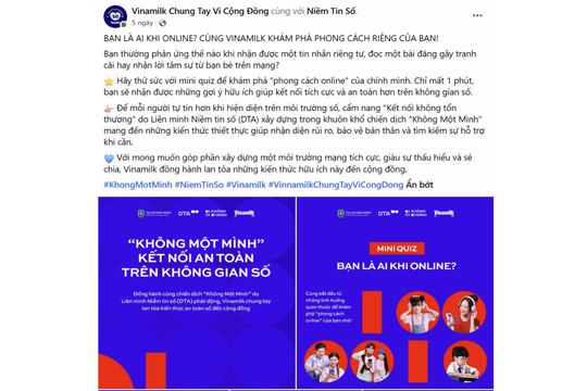 Vinamilk chung tay xây dựng “sức đề kháng số” cho thế hệ tương lai