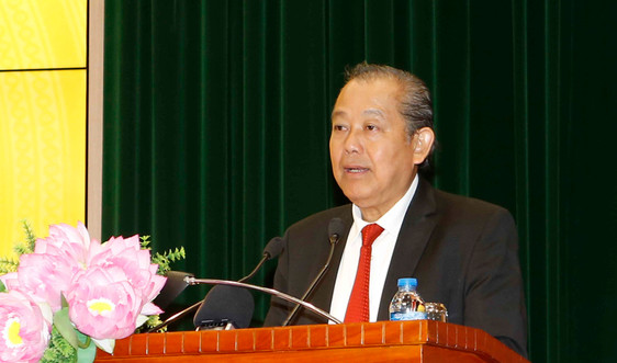 Phó Thủ tướng Trương Hòa Bình thăm và chúc Tết Kiểm toán Nhà nước
