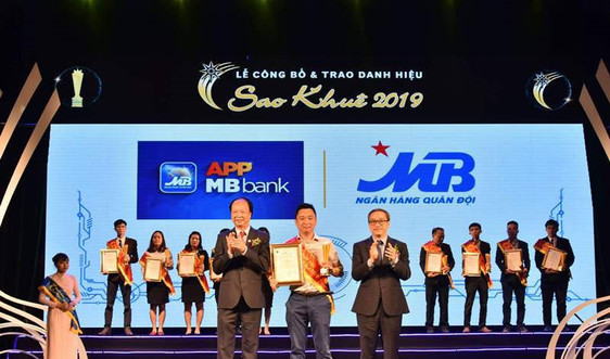 App MBBank đạt danh hiệu “Sao Khuê 2019”