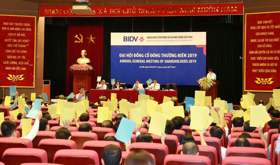 BIDV tổ chức Đại hội đồng cổ đông thường niên năm 2019