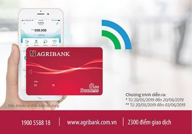 Agribank ưu đãi hấp dẫn cho khách hàng là chủ thẻ ghi nợ