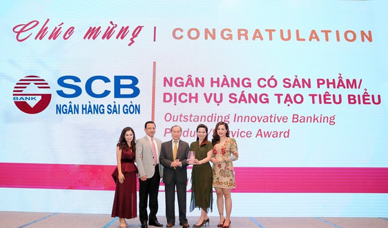 SCB nhận giải thưởng Ngân hàng có sản phẩm dịch vụ sáng tạo tiêu biểu 2019