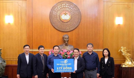Bảo Việt ủng hộ 3 tỷ đồng cho Quỹ Phòng chống dịch Covid-19 của Ủy ban Trung ương Mặt trận Tổ quốc Việt Nam