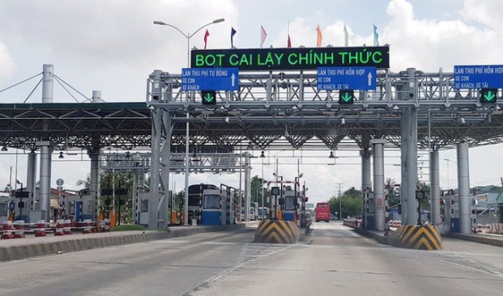 Phối hợp vận hành trạm thu phí Cai Lậy, tỉnh Tiền Giang