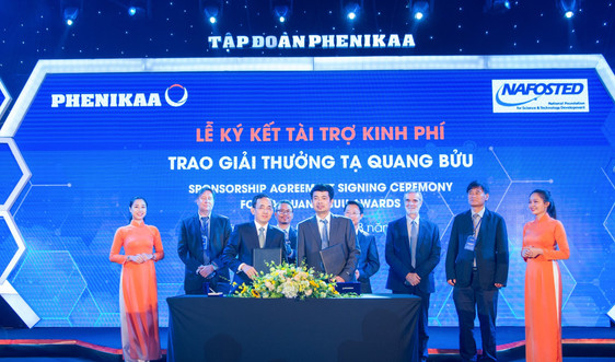 Tập đoàn Phenikaa tài trợ 450 triệu đồng cho giải thưởng Tạ Quang Bửu