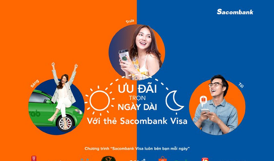 Sacombank triển khai ưu đãi “Sacombank Visa luôn cùng bạn mỗi ngày”