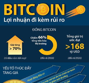 [Infographics] Tiền điện tử bitcoin - Khi lợi nhuận đi kèm rủi ro