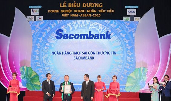 Sacombank đạt giải thưởng Doanh nghiệp tiêu biểu ASEAN