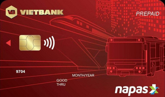 NAPAS và Vietbank ra mắt thẻ trả trước nội địa có tính năng thanh toán không tiếp xúc trong giao thông