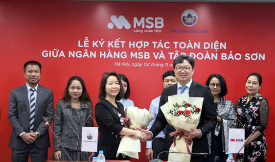 MSB và Tập đoàn Bảo Sơn ký kết hợp tác toàn diện 