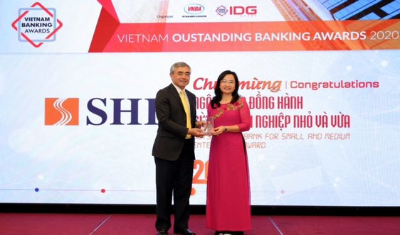 SHB thắng lớn trong lễ trao giải Ngân hàng Việt Nam tiêu biểu 2020