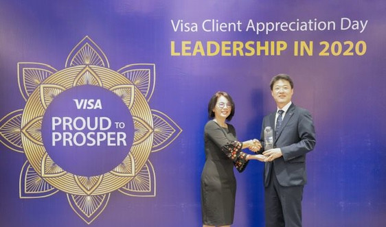 Ngân hàng Shinhan đón nhận 3 giải thưởng danh giá từ Visa trong năm 2020
