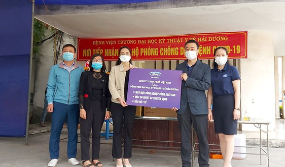 Ford Việt Nam hỗ trợ tỉnh Hải Dương trong công tác phòng, chống dịch COVID-19