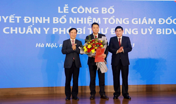 Ông Lê Ngọc Lâm được bổ nhiệm chức vụ Tổng Giám đốc BIDV