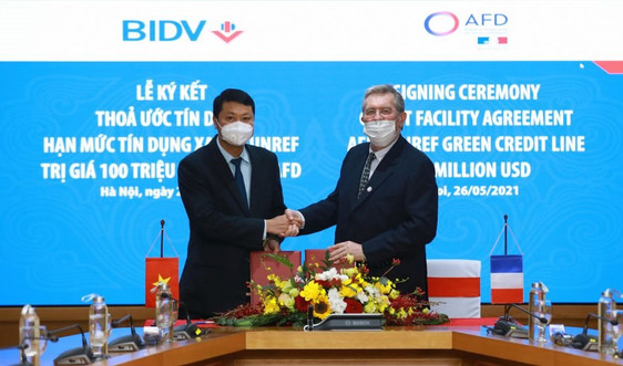AFD cấp hạn mức 100 triệu USD cho BIDV để tài trợ trong lĩnh vực năng lượng tái tạo, tiết kiệm năng lượng