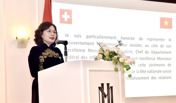 Thống đốc Nguyễn Thị Hồng dự Lễ kỷ niệm 730 năm Quốc khánh Thụy Sỹ và 50 năm quan hệ Việt Nam – Thụy Sỹ