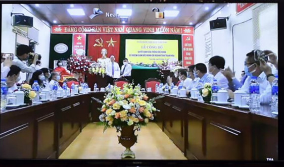 Bổ nhiệm Giám đốc NHNN Chi nhánh tỉnh Thanh Hóa