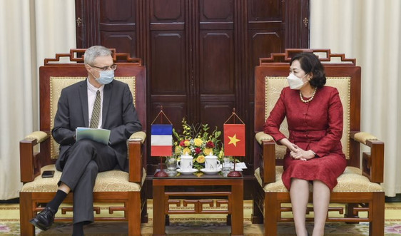 Thống đốc Ngân hàng Nhà nước tiếp Đại sứ Cộng hòa Pháp tại Việt Nam