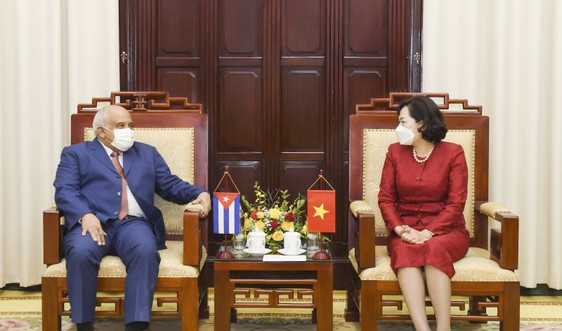 Thống đốc Ngân hàng Nhà nước tiếp Đại sứ Cộng hòa Cuba tại Việt Nam