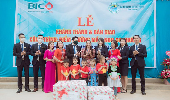 BIC khánh thành điểm trường cho trẻ em vùng cao tại Sơn La