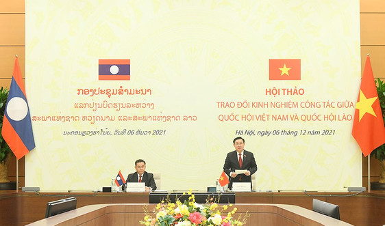 Trao đổi kinh nghiệm công tác giữa Quốc hội Việt Nam và Quốc hội Lào