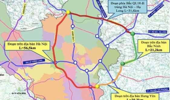 Xem xét việc thực hiện Dự án đầu tư xây dựng tuyến đường Vành đai 4 – Vùng Thủ đô Hà Nội