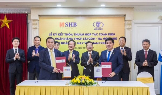 SHB và VINATEX ký kết thỏa thuận hợp tác toàn diện