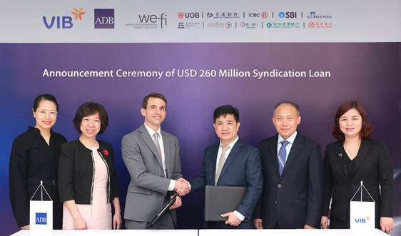 VIB huy động thành công 260 triệu USD khoản vay hợp vốn quốc tế từ ADB, UOB và 9 tổ chức tài chính châu Á