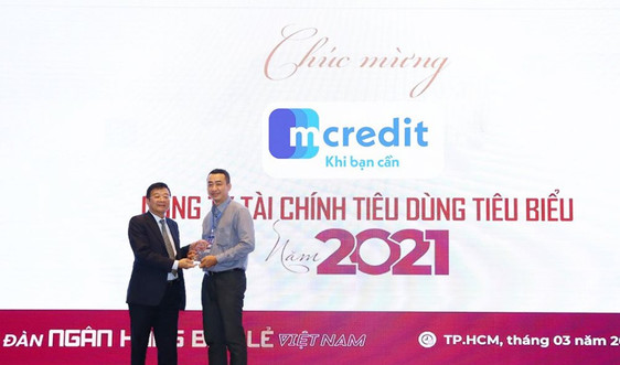 Mcredit nhận Giải thưởng Công ty tài chính tiêu dùng tiêu biểu 2021