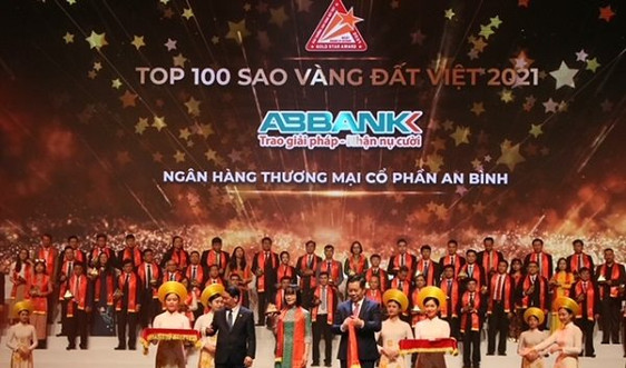 ABBANK nhận giải thưởng Sao vàng đất Việt 2021