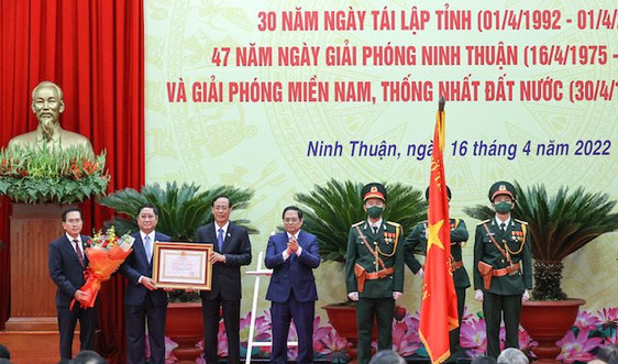 6 lưu ý của Thủ tướng với Ninh Thuận để hiện thực hóa khát vọng trở thành tỉnh giàu mạnh, phát triển